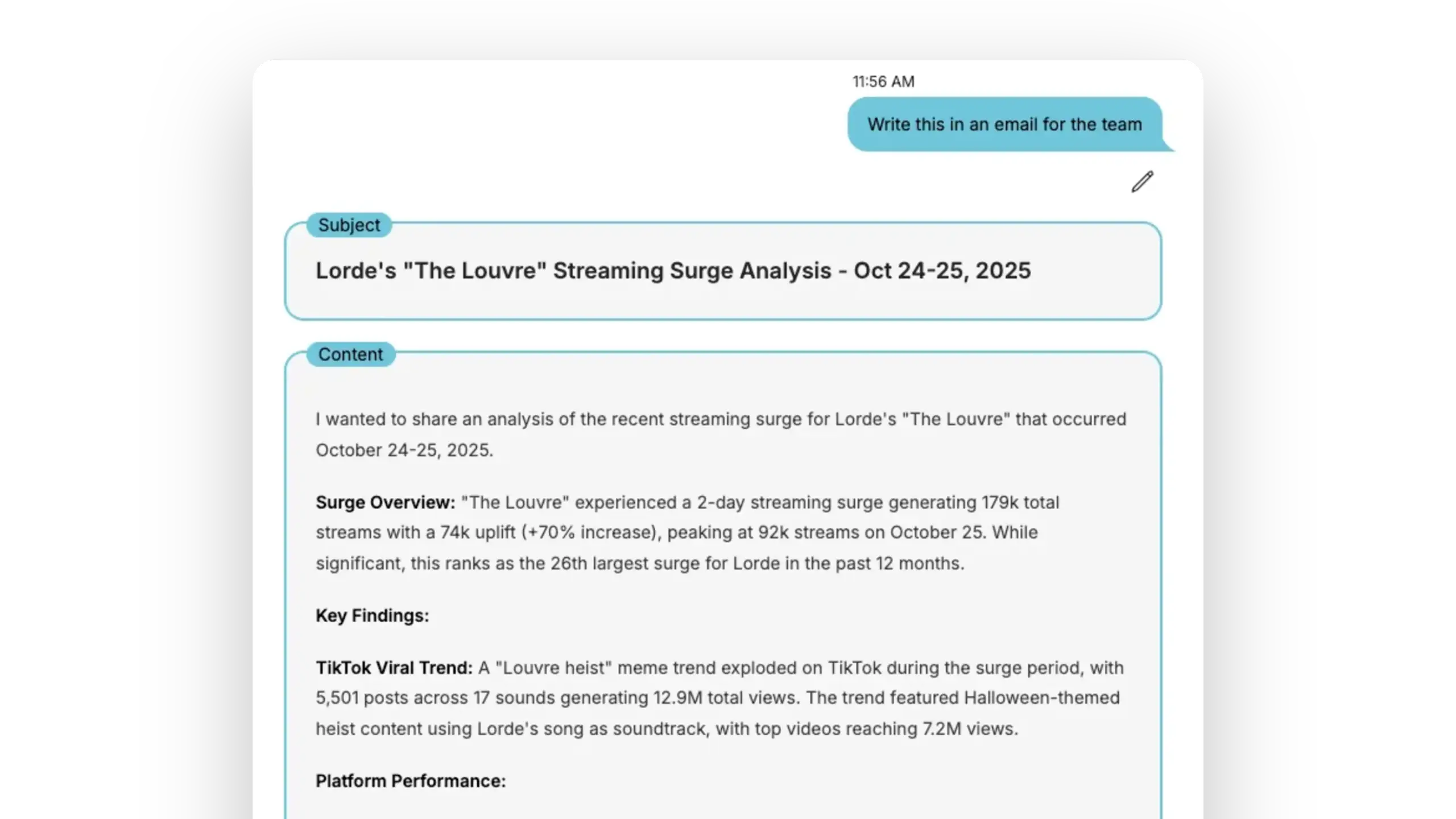 Email Writer Screenshot